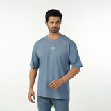 Eminent Men's Round Neck Half Sleeves T-Shirt - Ash Blue, Men's T-Shirts & Polos, Eminent, Chase Value