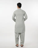 Men's Slim Fit Kurta Shalwar Suit - Light Green, Men's Shalwar Kameez, Chase Value, Chase Value
