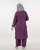 Eminent Women's Embroidered 02 Pcs Shalwar Suits - Purple, Women Shalwar Suits, Eminent, Chase Value