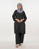 Valuable Women’s Fusion Embroidered Suit – 2-Piece Stylish Set - Black, Women Shalwar Suits, Chase Value, Chase Value