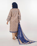 Eminent Women's Embroidered 03 Pcs Suit - Royal Blue, Women Shalwar Suits, Eminent, Chase Value