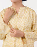 Valuable Women's 2 Pcs Suit - Yellow, Women Shalwar Suits, Chase Value, Chase Value