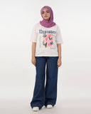 Eminent Women's Printed Half Sleeves T-Shirt - White, Women T-Shirts & Tops, Eminent, Chase Value