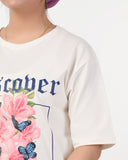 Eminent Women's Printed Half Sleeves T-Shirt - White, Women T-Shirts & Tops, Eminent, Chase Value