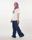 Eminent Women's Half Sleeves Printed T-Shirt - Off White, Women T-Shirts & Tops, Eminent, Chase Value