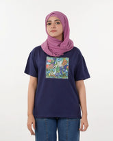 Eminent Women's Half Sleeves Printed T-Shirt - Medival Blue, Women T-Shirts & Tops, Eminent, Chase Value