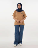 Eminent Women's Half Sleeves T-Shirt - Dark Sand, Women T-Shirts & Tops, Eminent, Chase Value