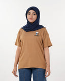 Eminent Women's Half Sleeves T-Shirt - Dark Sand, Women T-Shirts & Tops, Eminent, Chase Value