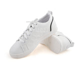Men's Lace-Up Round Toe Casual Sneakers 908 - White, Men's Casual Shoes, Chase Value, Chase Value
