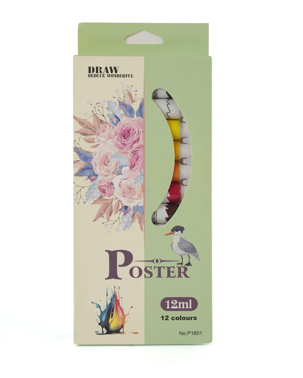 Poster Color Set – 12ml, Coloring Tools, Chase Value, Chase Value