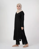 Eminent Women's Embroidered Kurti - Black, Women Ready Kurtis, Eminent, Chase Value