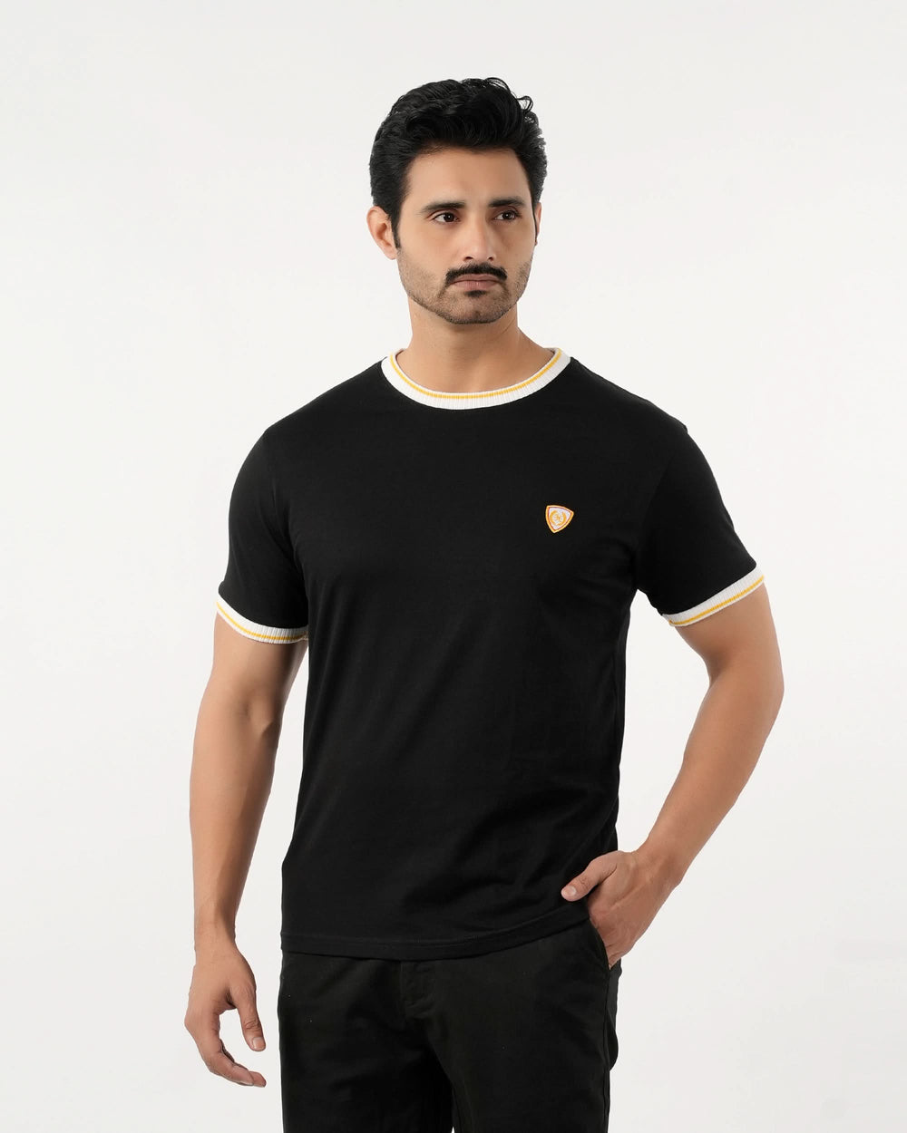 Eminent Men's Half Sleeves T-Shirt - Black, Men's T-Shirts & Polos, Eminent, Chase Value