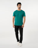 Eminent Men's Round Neck Half Sleeves T-Shirt - Forest Blue, Men's T-Shirts & Polos, Eminent, Chase Value