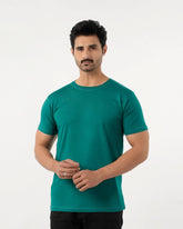 Eminent Men's Round Neck Half Sleeves T-Shirt - Forest Blue, Men's T-Shirts & Polos, Eminent, Chase Value