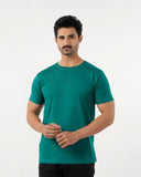 Eminent Men's Round Neck Half Sleeves T-Shirt - Forest Blue, Men's T-Shirts & Polos, Eminent, Chase Value