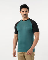 Eminent Men's Round Neck Half Sleeves Printed T-Shirt - Green, Men's T-Shirts & Polos, Eminent, Chase Value