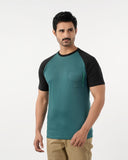 Eminent Men's Round Neck Half Sleeves Printed T-Shirt - Green, Men's T-Shirts & Polos, Eminent, Chase Value