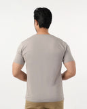 Eminent Men's Round Neck Half Sleeves Printed T-Shirt - Ash Grey, Men's T-Shirts & Polos, Eminent, Chase Value
