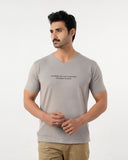 Eminent Men's Round Neck Half Sleeves Printed T-Shirt - Ash Grey, Men's T-Shirts & Polos, Eminent, Chase Value