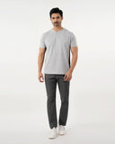 Eminent Men's Round Neck Half Sleeves Printed T-Shirt - Ash Grey, Men's T-Shirts & Polos, Eminent, Chase Value