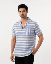 Eminent Men's Casual Half Sleeves Strip Shirt - Stripe, Men's Shirts, Eminent, Chase Value