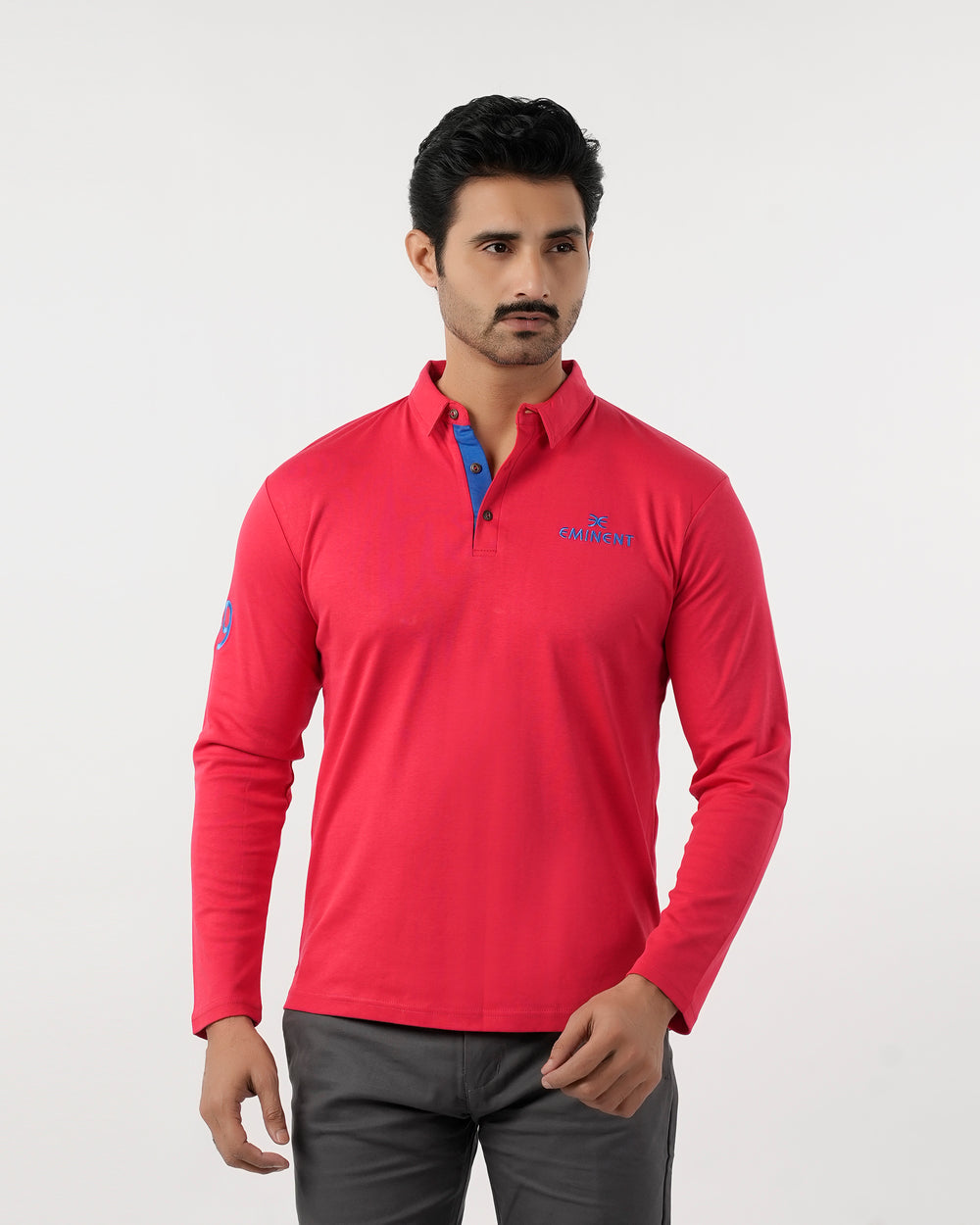 Men's Eminent Full Sleeves Polo T-Shirt, Men's T-Shirts & Polos, Eminent, Chase Value