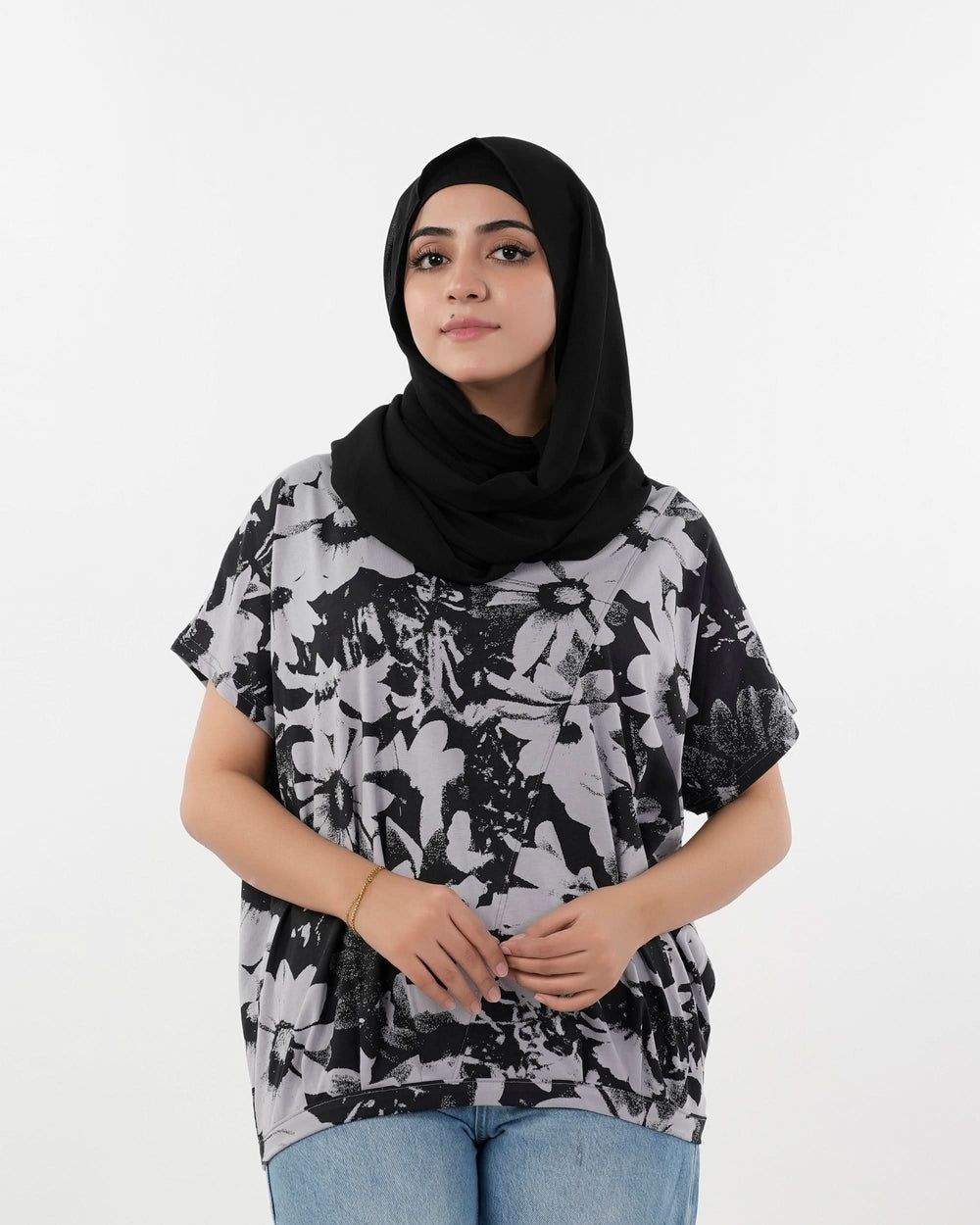 Eminent Women's Half Sleeves T-Shirt - Black, Women T-Shirts & Tops, Eminent, Chase Value