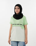 Eminent Women's Half Sleeves Printed T-Shirt - Green, Women T-Shirts & Tops, Eminent, Chase Value