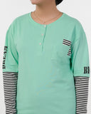 Eminent Women's Full Sleeves T-Shirt - Spring Bud, Women T-Shirts & Tops, Eminent, Chase Value