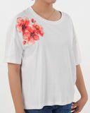 Eminent Women's Half Sleeves T-Shirt - White, Women T-Shirts & Tops, Eminent, Chase Value
