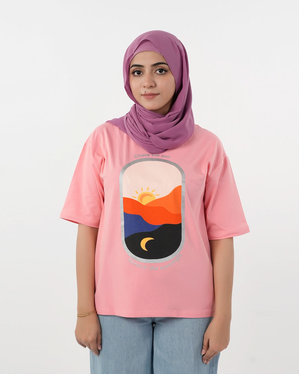 Eminent Women's Half Sleeves Printed T-Shirt - Flamingo, Women T-Shirts & Tops, Eminent, Chase Value
