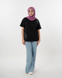 Eminent Women's Half Sleeves T-Shirt - Black, Women T-Shirts & Tops, Eminent, Chase Value