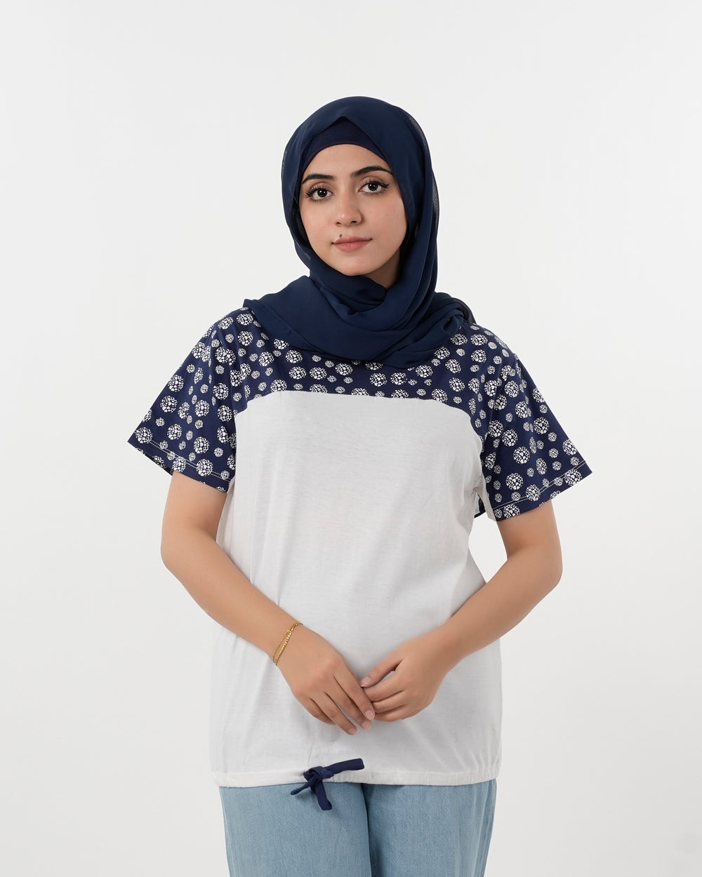 Eminent Women's Half Sleeves T-Shirt - Mid Blue, Women T-Shirts & Tops, Eminent, Chase Value