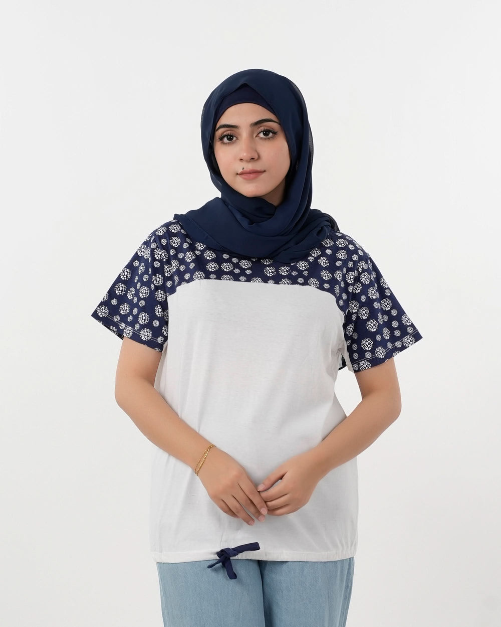 Eminent Women's Half Sleeves T-Shirt - Mid Blue, Women T-Shirts & Tops, Eminent, Chase Value