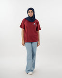 Eminent Women's Half Sleeves T-Shirt - Maroon, Women T-Shirts & Tops, Eminent, Chase Value