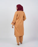 Eminent Women's Embroidered 03 Pcs Shalwar Suits - Brown, Women Shalwar Suits, Eminent, Chase Value