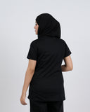 Women's Printed Half Sleeves T-Shirt - Black, Women T-Shirts & Tops, Chase Value, Chase Value