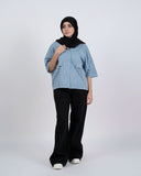 Eminent Women's Half Sleeves Stripe T-Shirt - Blue, Women T-Shirts & Tops, Eminent, Chase Value