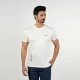 Men's Half Sleeves Round Neck T-Shirt - Cream, Men's T-Shirts & Polos, Chase Value, Chase Value