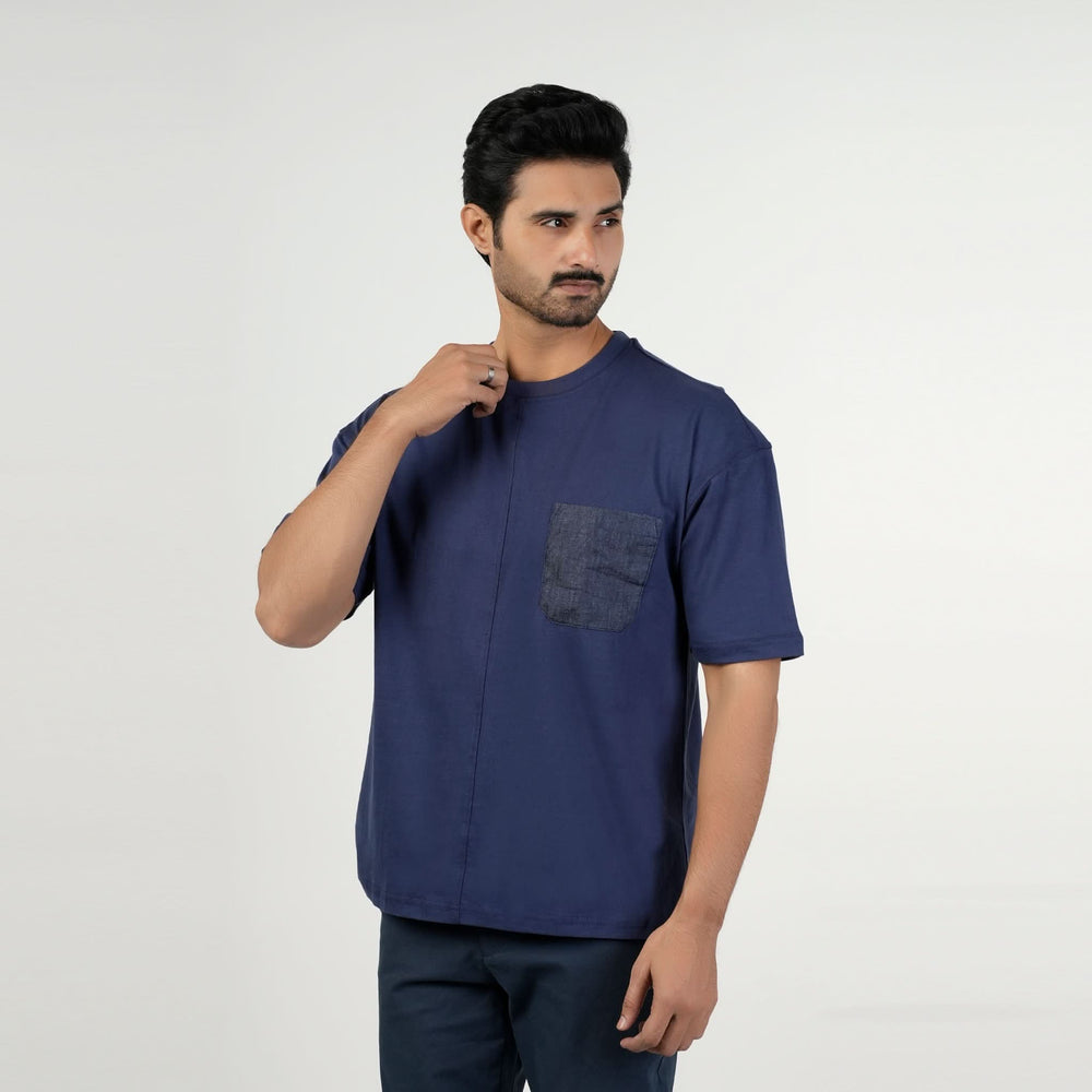 Eminent Men's Half Sleeves Round Neck T-Shirt - Navy Blue, Men's T-Shirts & Polos, Eminent, Chase Value