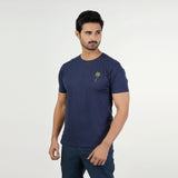 Valuable Men's Half Sleeves T-Shirt - Navy Blue, Men's T-Shirts & Polos, Chase Value, Chase Value
