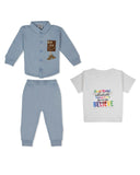 Valuables Newborn Boys 3-Piece Interlock Suit, Newborn Boys Sets & Suits, Chase Value, Chase Value