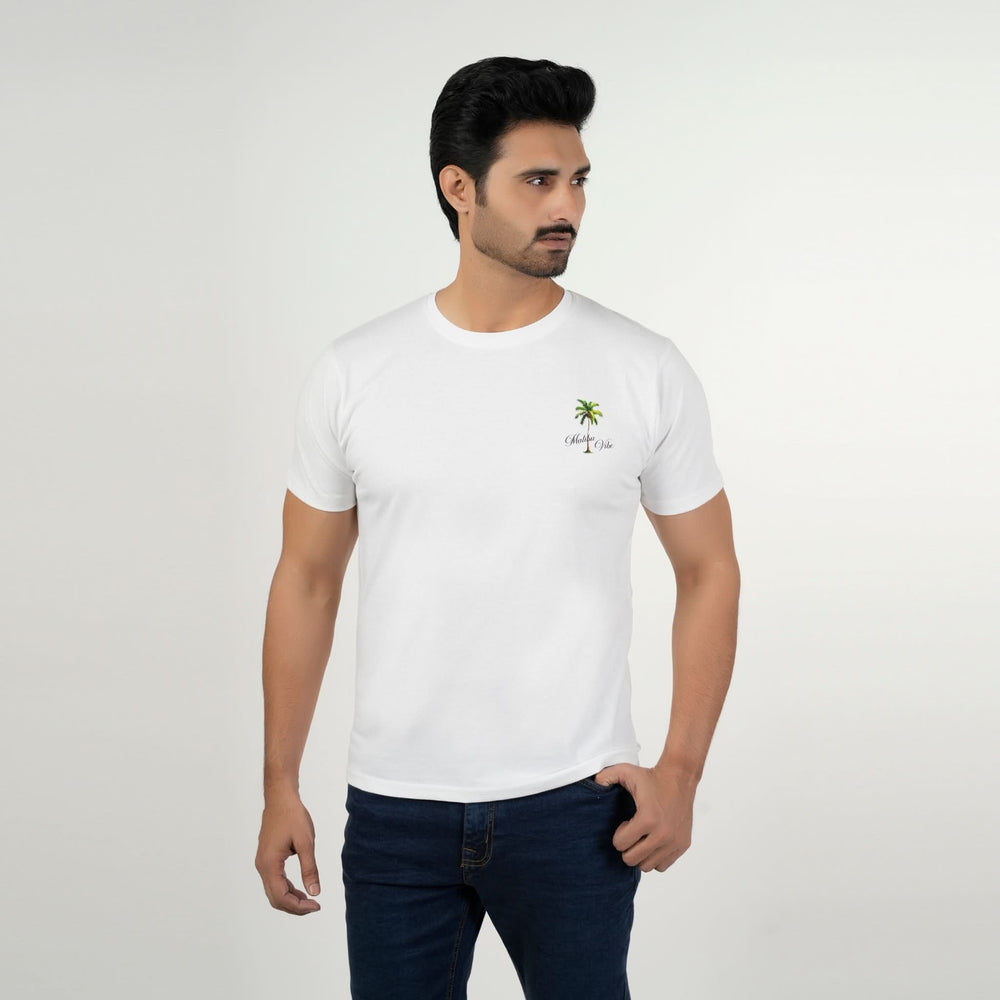 Valuable Men's Half Sleeves T-Shirt - White, Men's T-Shirts & Polos, Chase Value, Chase Value