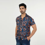 Men's Casual Half Sleeves Linen Shirt, Men's Shirts, Chase Value, Chase Value
