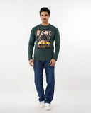 Men's Full Sleeves T-Shirt - Green, Men's T-Shirts & Polos, Chase Value, Chase Value