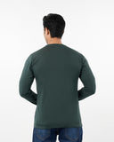 Men's Full Sleeves T-Shirt - Green, Men's T-Shirts & Polos, Chase Value, Chase Value