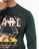 Men's Full Sleeves T-Shirt - Green, Men's T-Shirts & Polos, Chase Value, Chase Value
