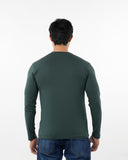 Men's Full Sleeves Printed T-Shirt - Green, Men's T-Shirts & Polos, Chase Value, Chase Value