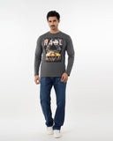 Men's Full Sleeves T-Shirt - Grey, Men's T-Shirts & Polos, Chase Value, Chase Value