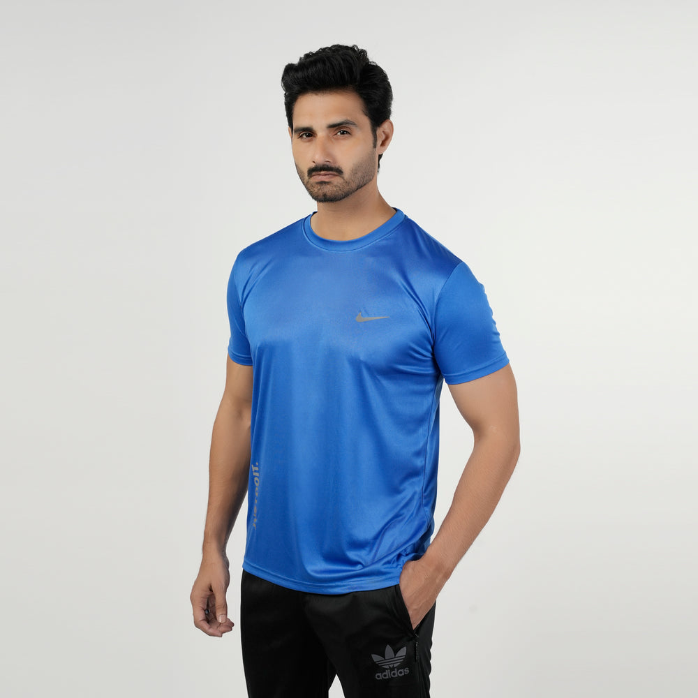 Men's Half Sleeves Round Neck T-Shirt - Royal Blue, Men's T-Shirts & Polos, Chase Value, Chase Value